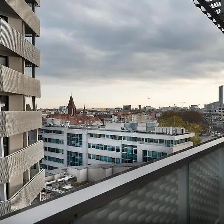Rentplanet - Apartamenty Atal Tower Wrocław Eksteriør bilde